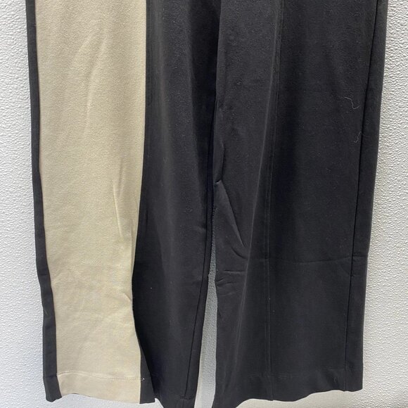 Alembika Women’s Slinky Flow Colorblock Pants Size 1 (US 6–8) Black/Ivory - Picture 7 of 12